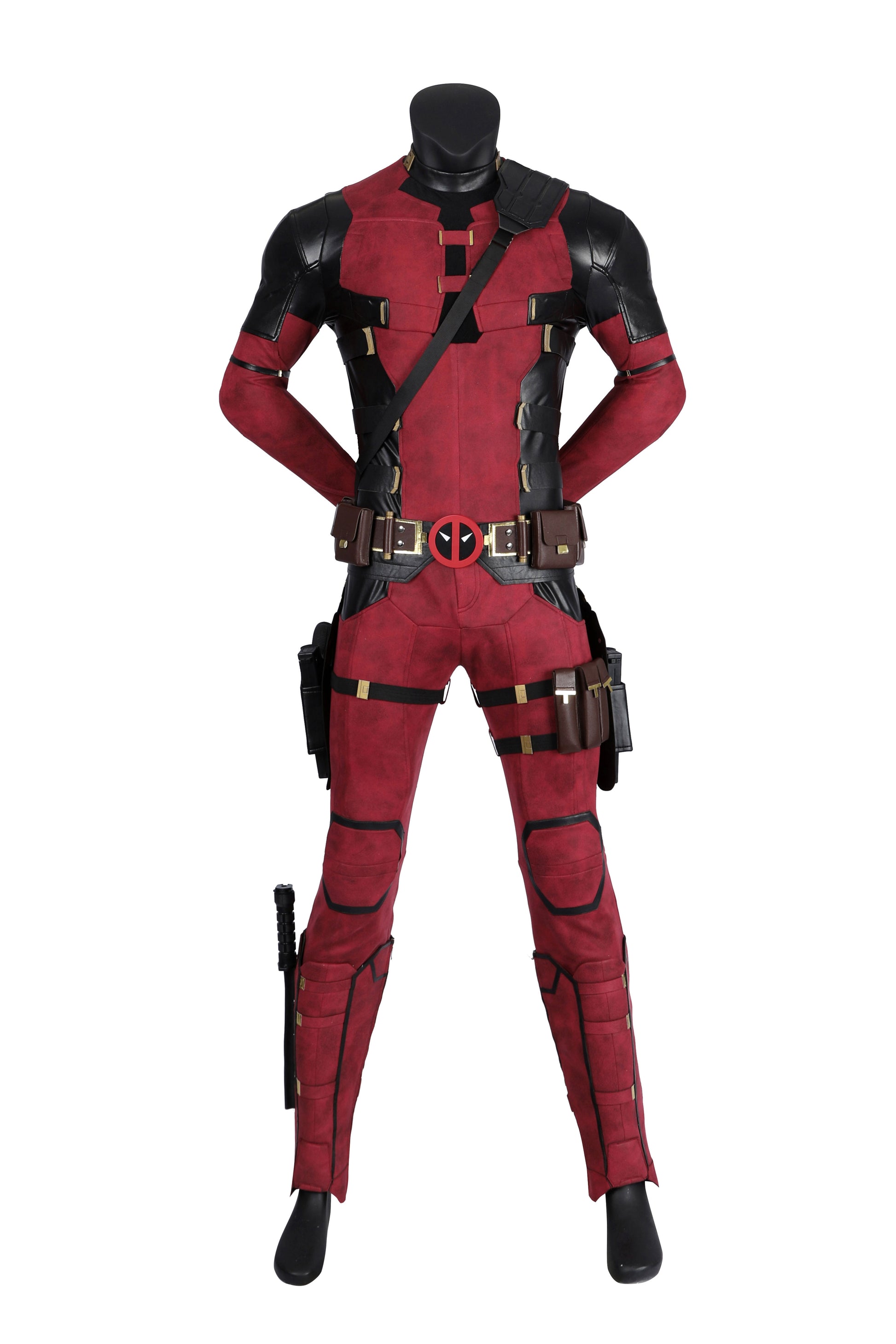 Wade Wilson Rood Outfit Cosplay Kostuum