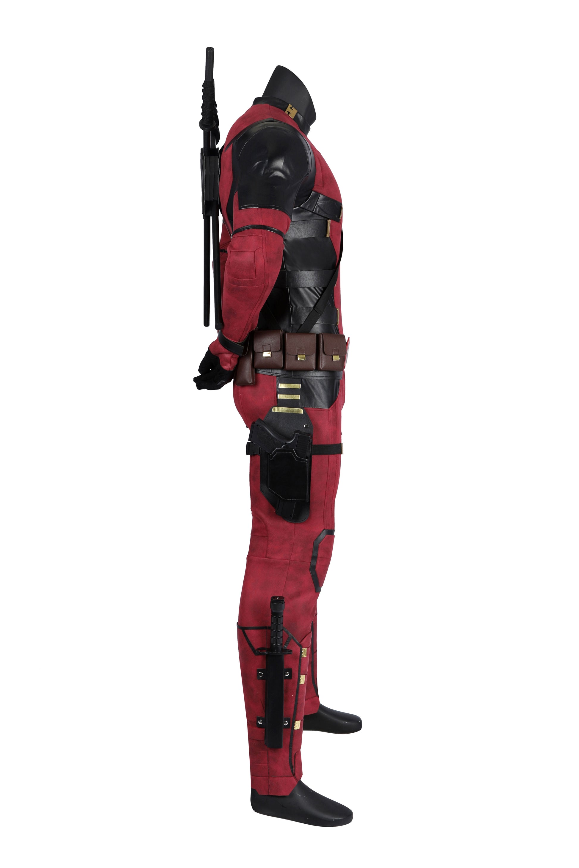 Wade Wilson Rood Outfit Cosplay Kostuum