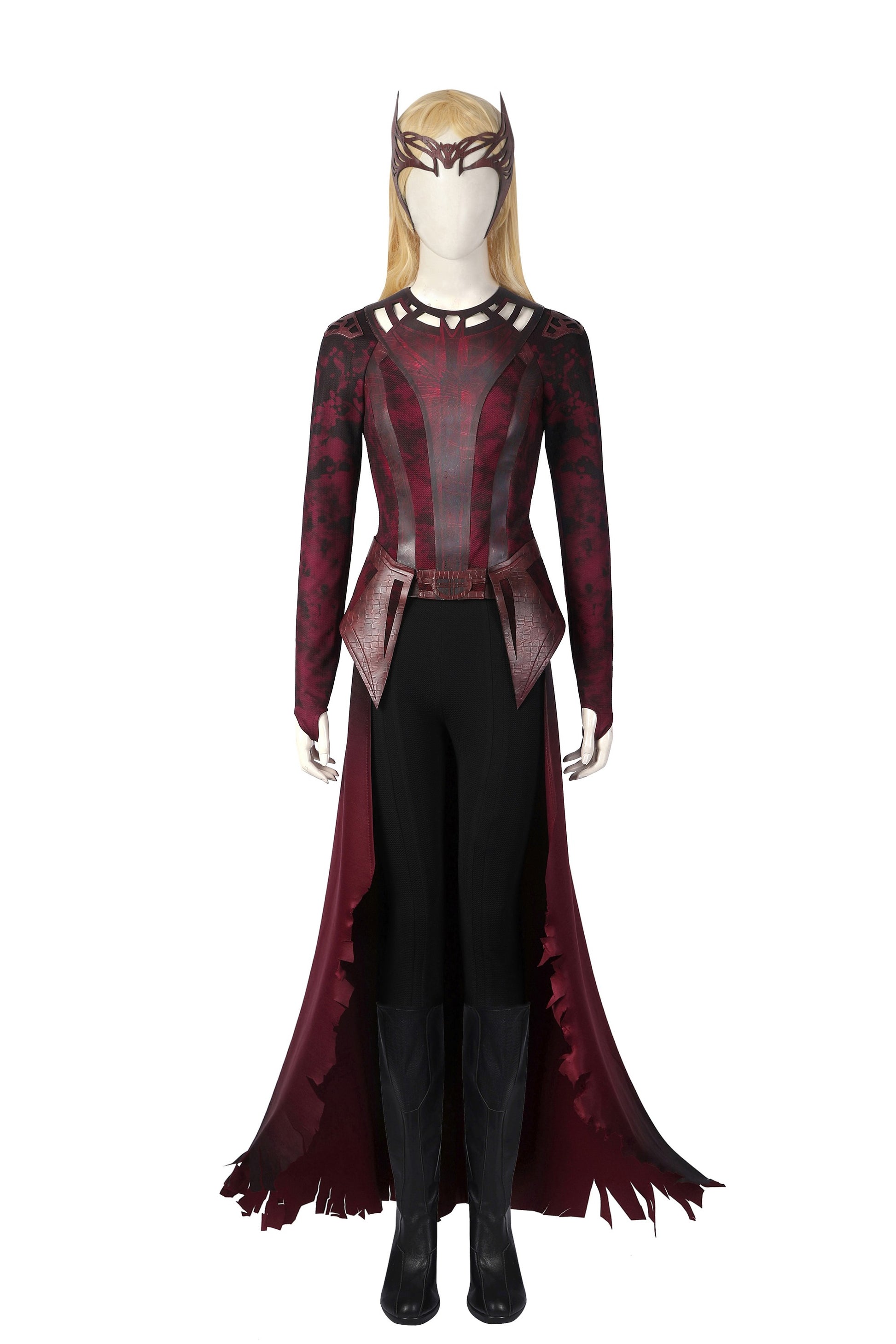 Wanda Scarlet Witch Cosplay Pak Volledige Uitrusting Van De Scharlaken Heks