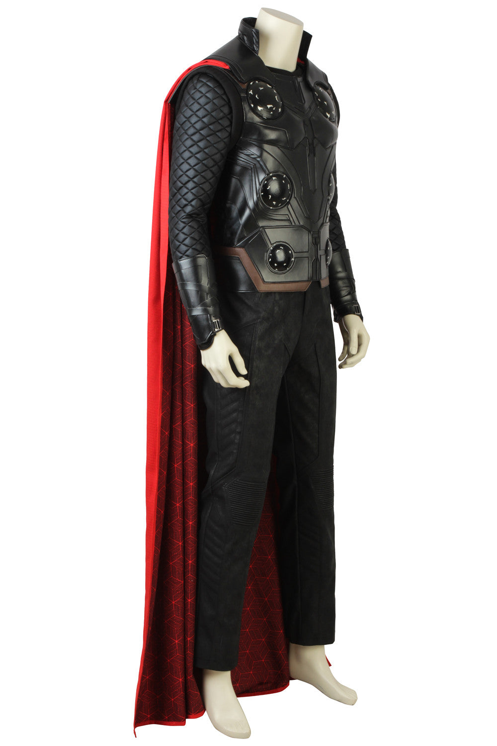 Thor Zwart Outfit Cosplay Kostuum
