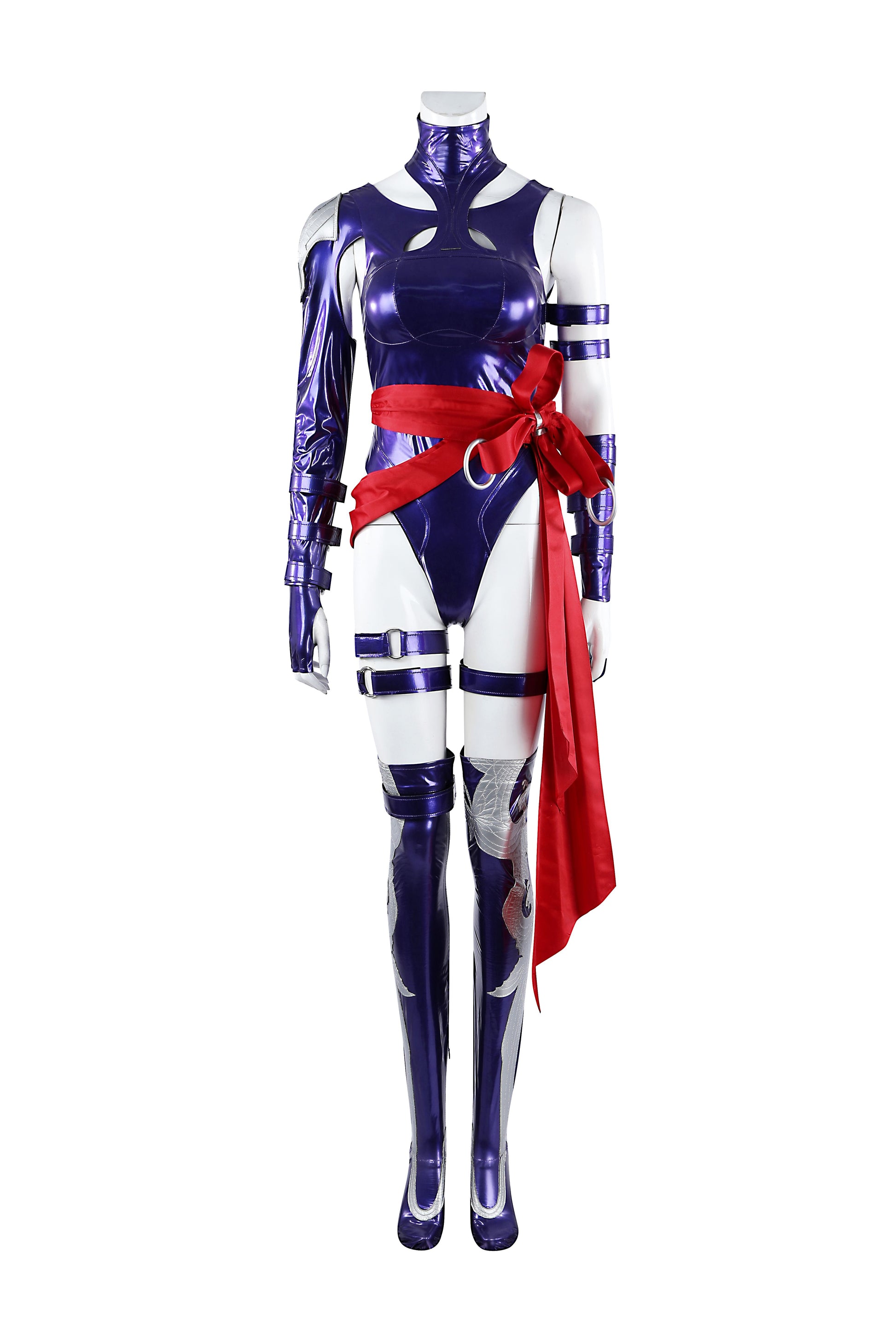 Psylocke Zwart Outfit Cosplay Kostuum