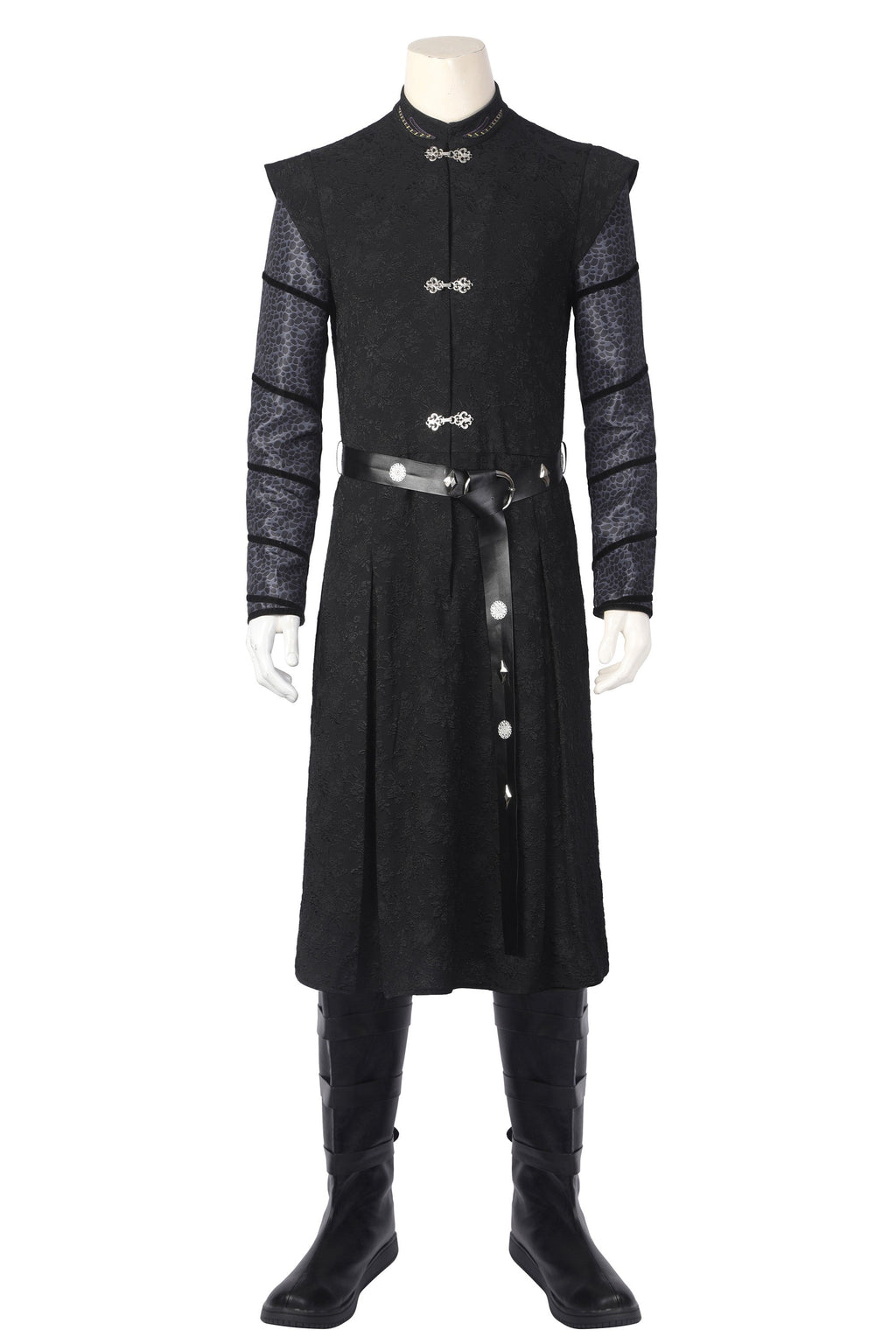 Daemon Targaryen Zwart Outfit Cosplay Kostuum