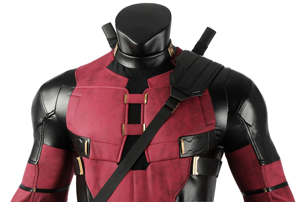 Wade Wilson Rood Outfit Cosplay Kostuum