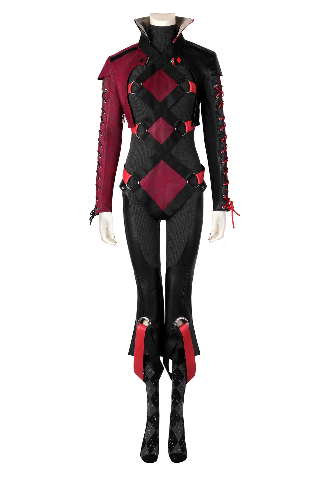 Harley Quinn Boss Outfit Cosplay Kostuum