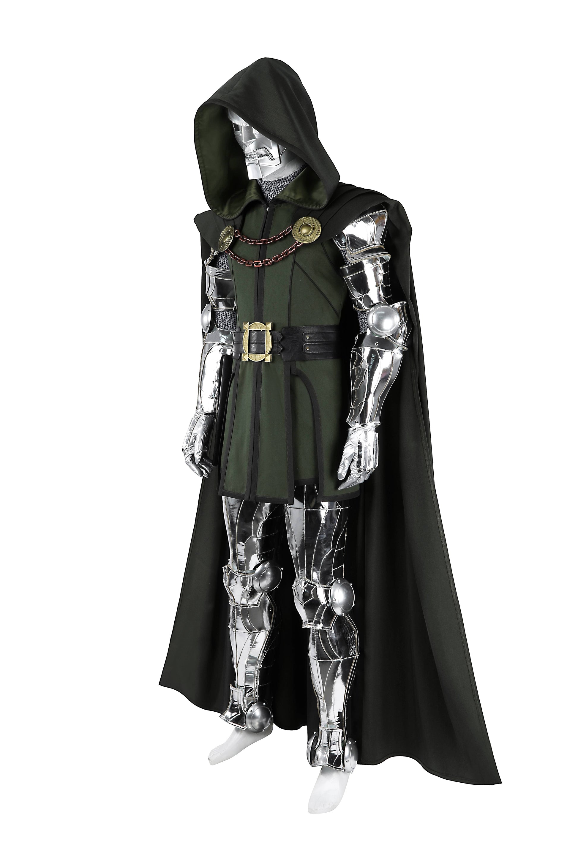 Victor Von Doom Zwart Outfit Cosplay Kostuum