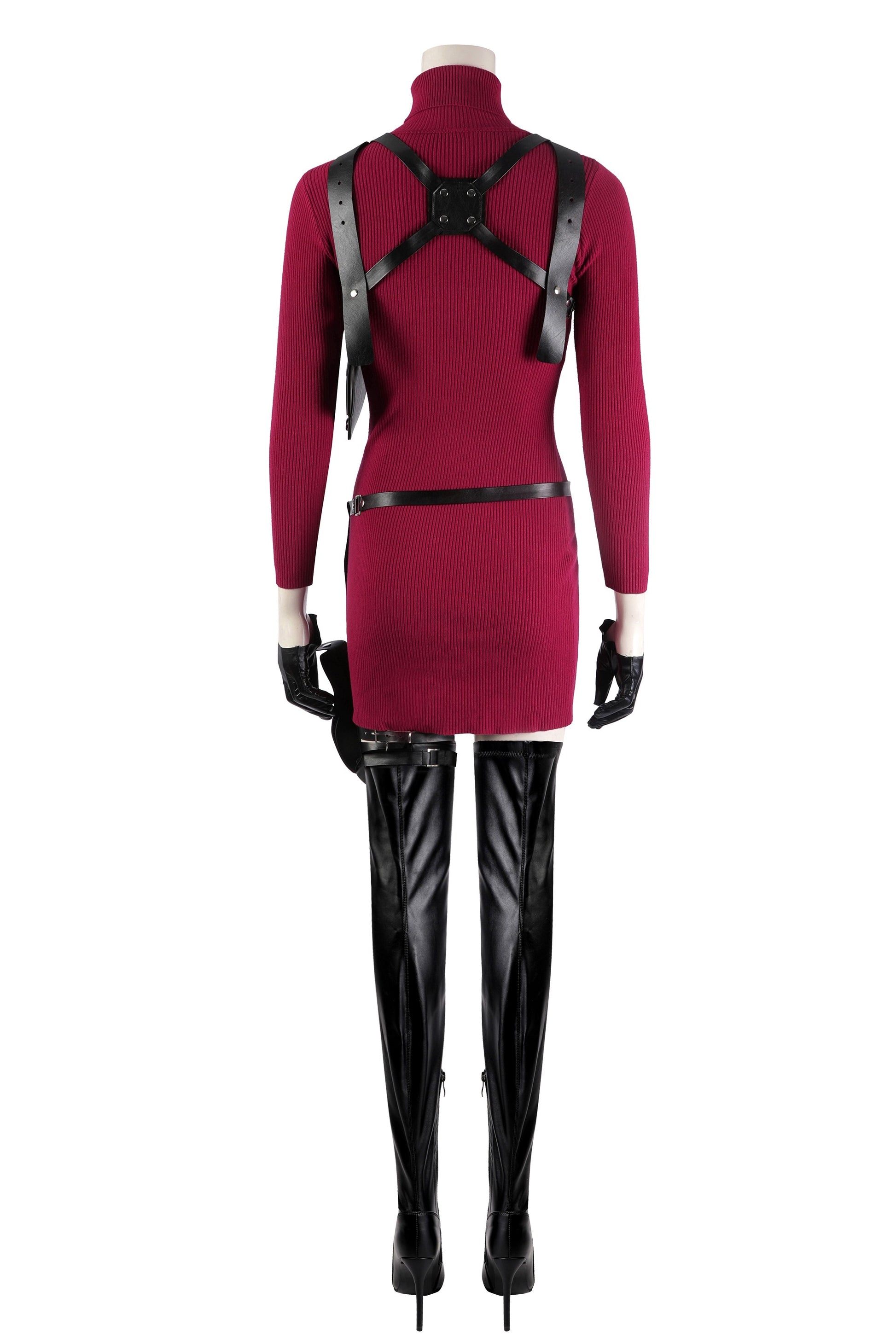 Ada Wong Cosplay Kostuum Lange Mouw Jumpsuit