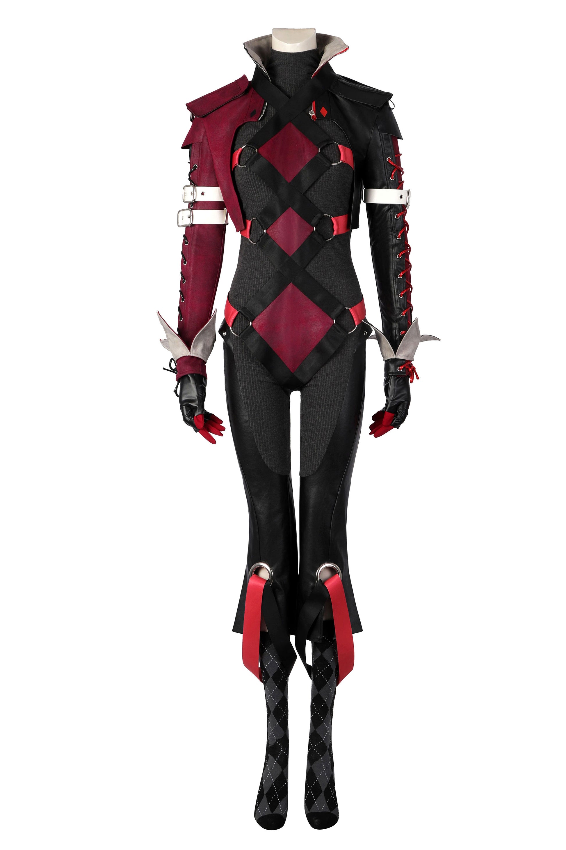 Harley Quinn Boss Outfit Cosplay Kostuum