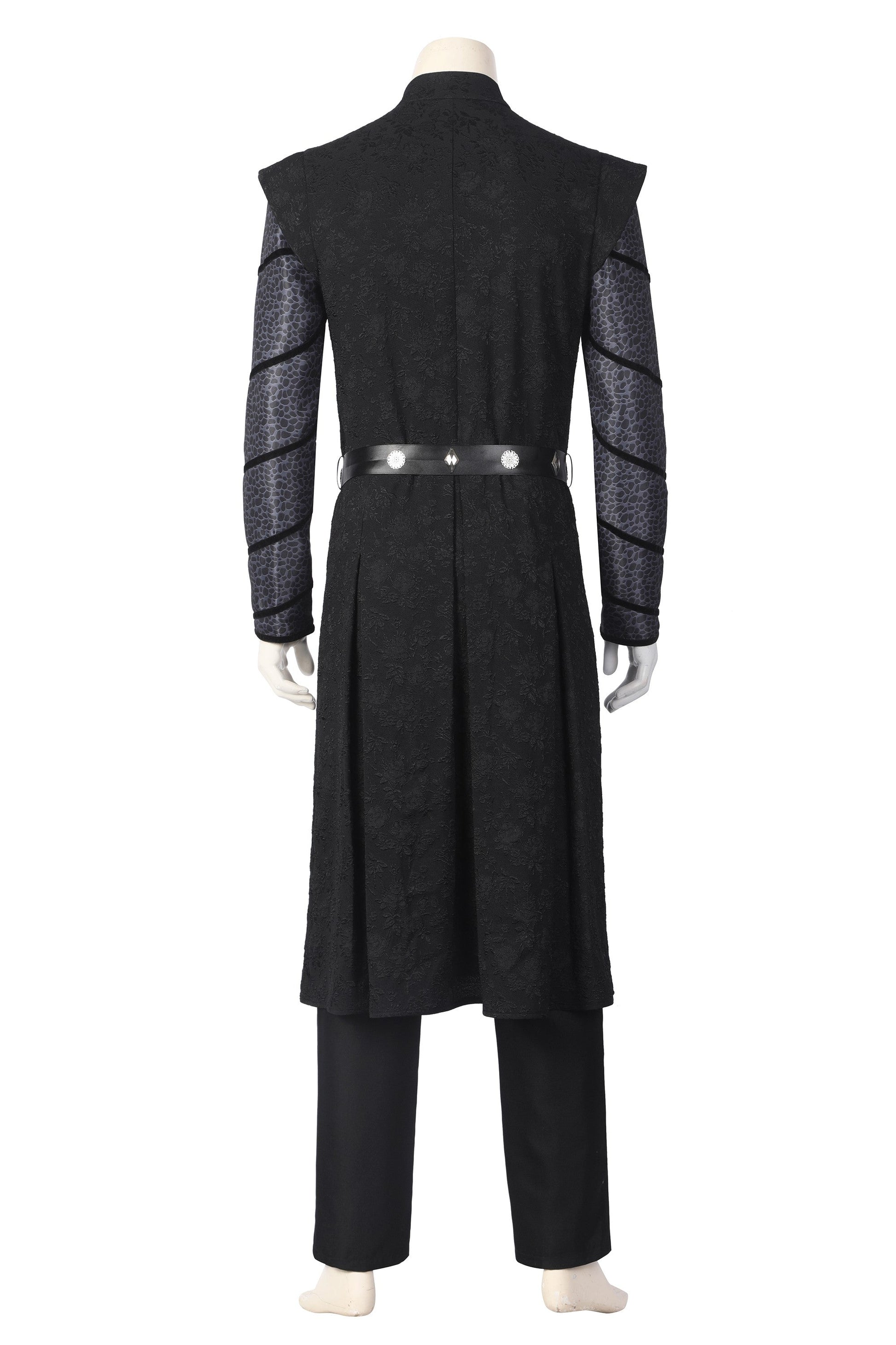 Daemon Targaryen Zwart Outfit Cosplay Kostuum