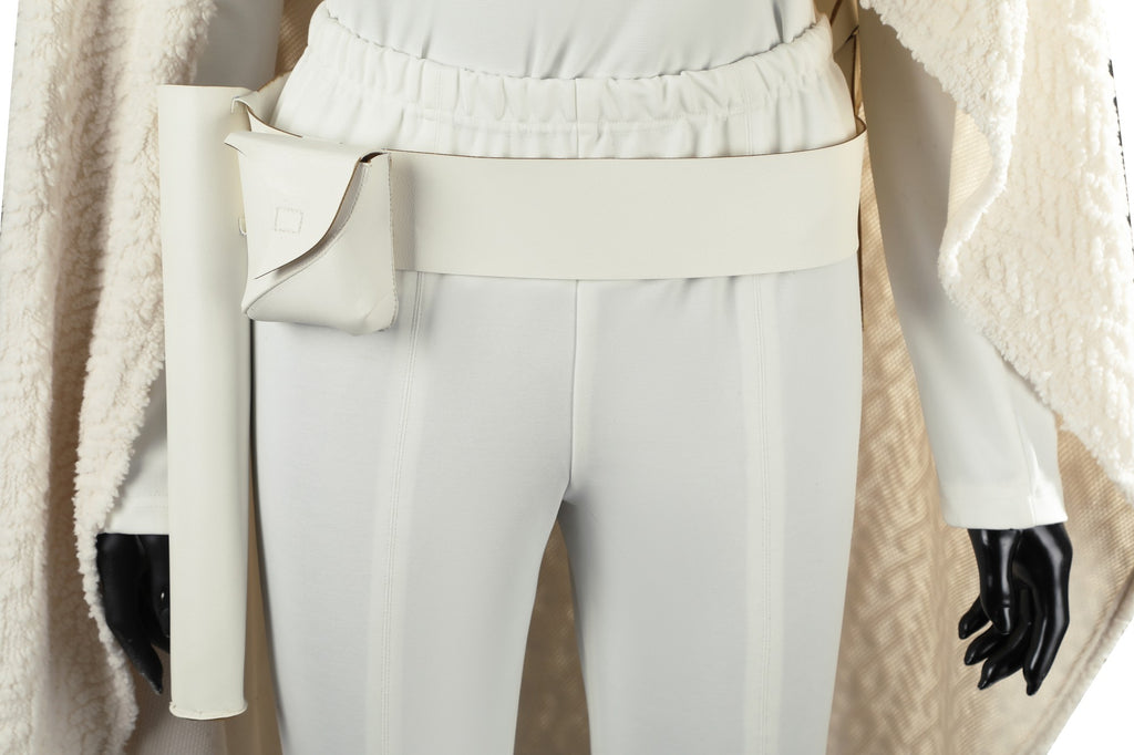 Padmé Amidala Wit Outfit Cosplay Kostuum
