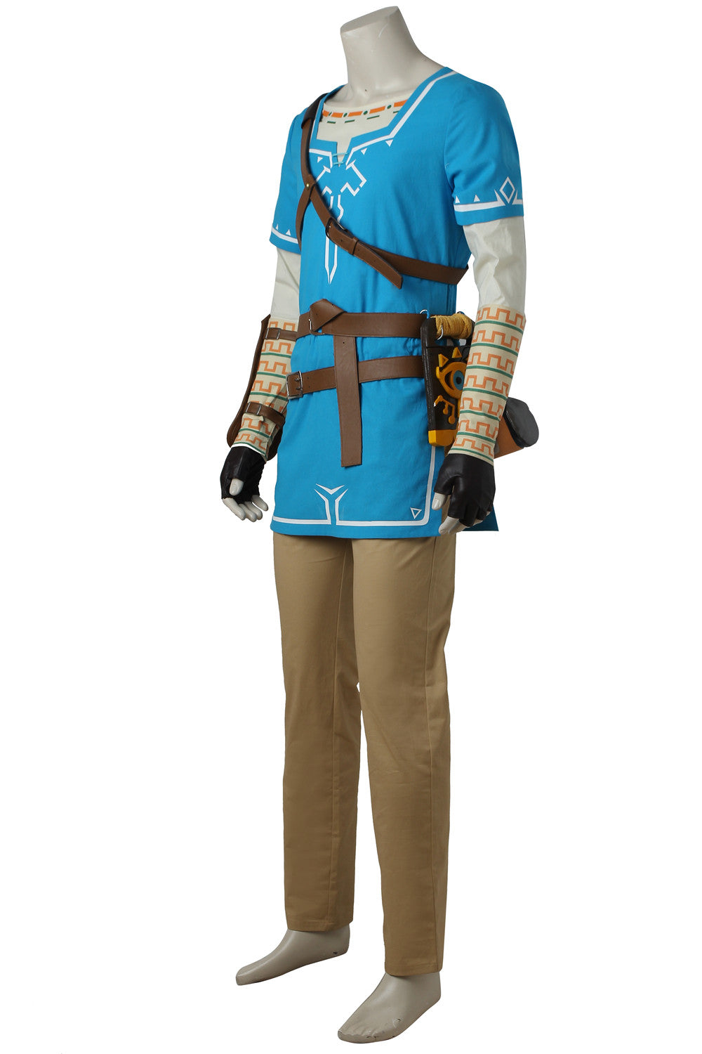 Link Blauw Outfit Cosplay Kostuum