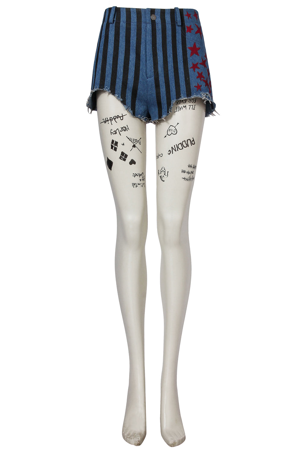 Harley Quinn Geel Jumpsuit Cosplay Kostuum
