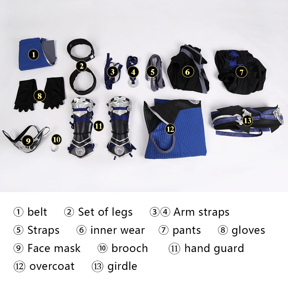 Sub-Zero cosplay kostuum