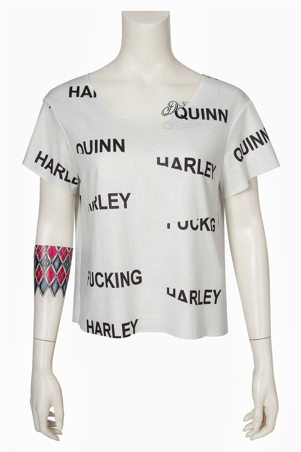 Harley Quinn T-shirt Outfit Cosplay Kostuum