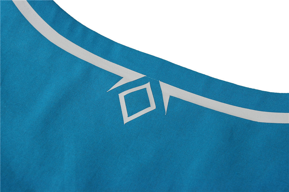Link Blauw Outfit Cosplay Kostuum