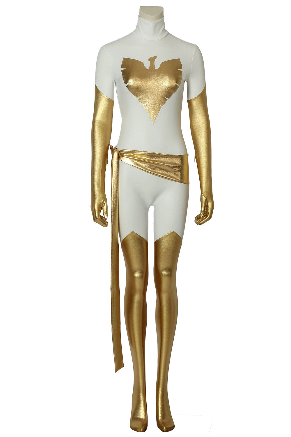 Jean Grey Witte Overall Cosplay Kostuum