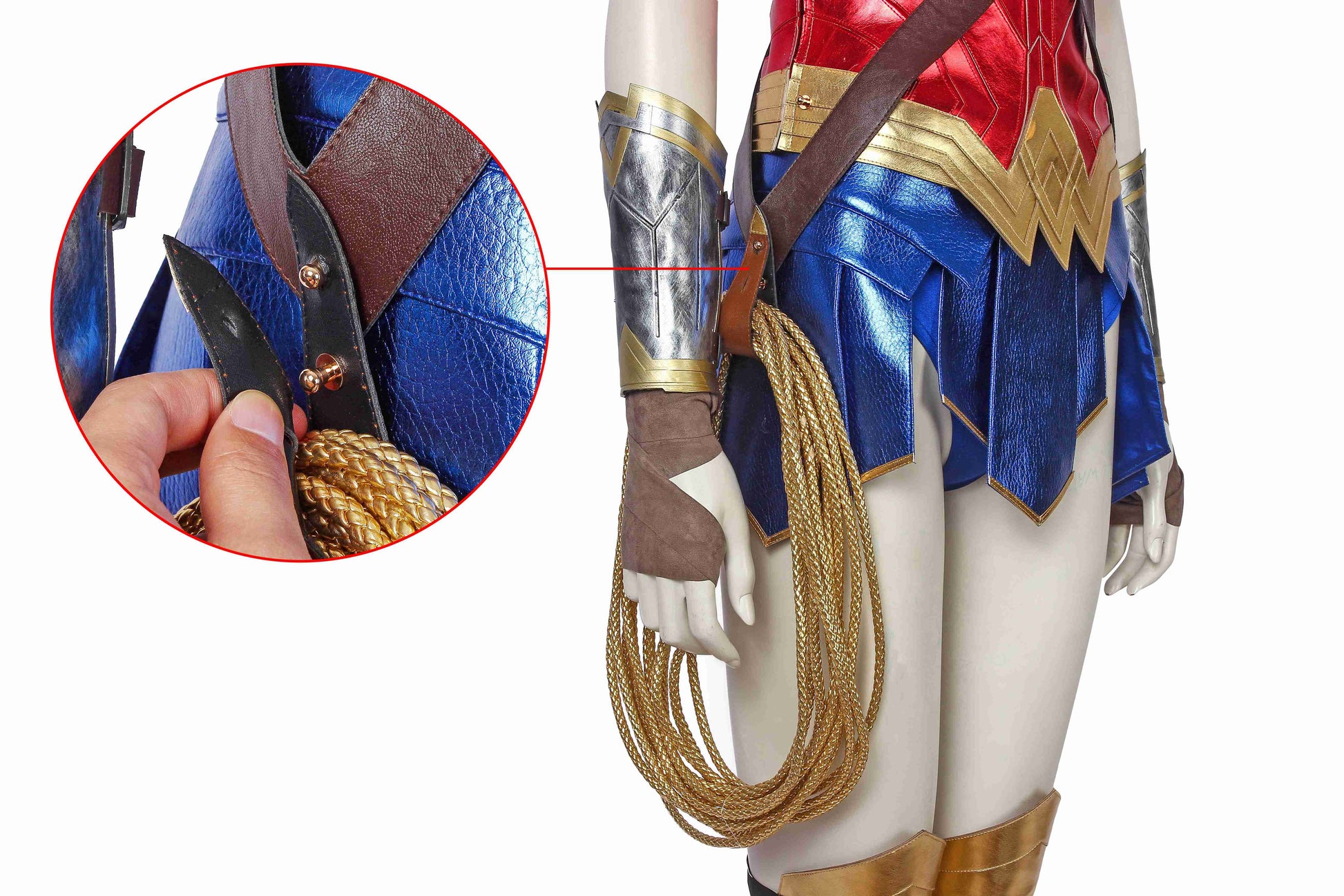 Wonder Woman Diana Prince Goud Era Cosplay Pak