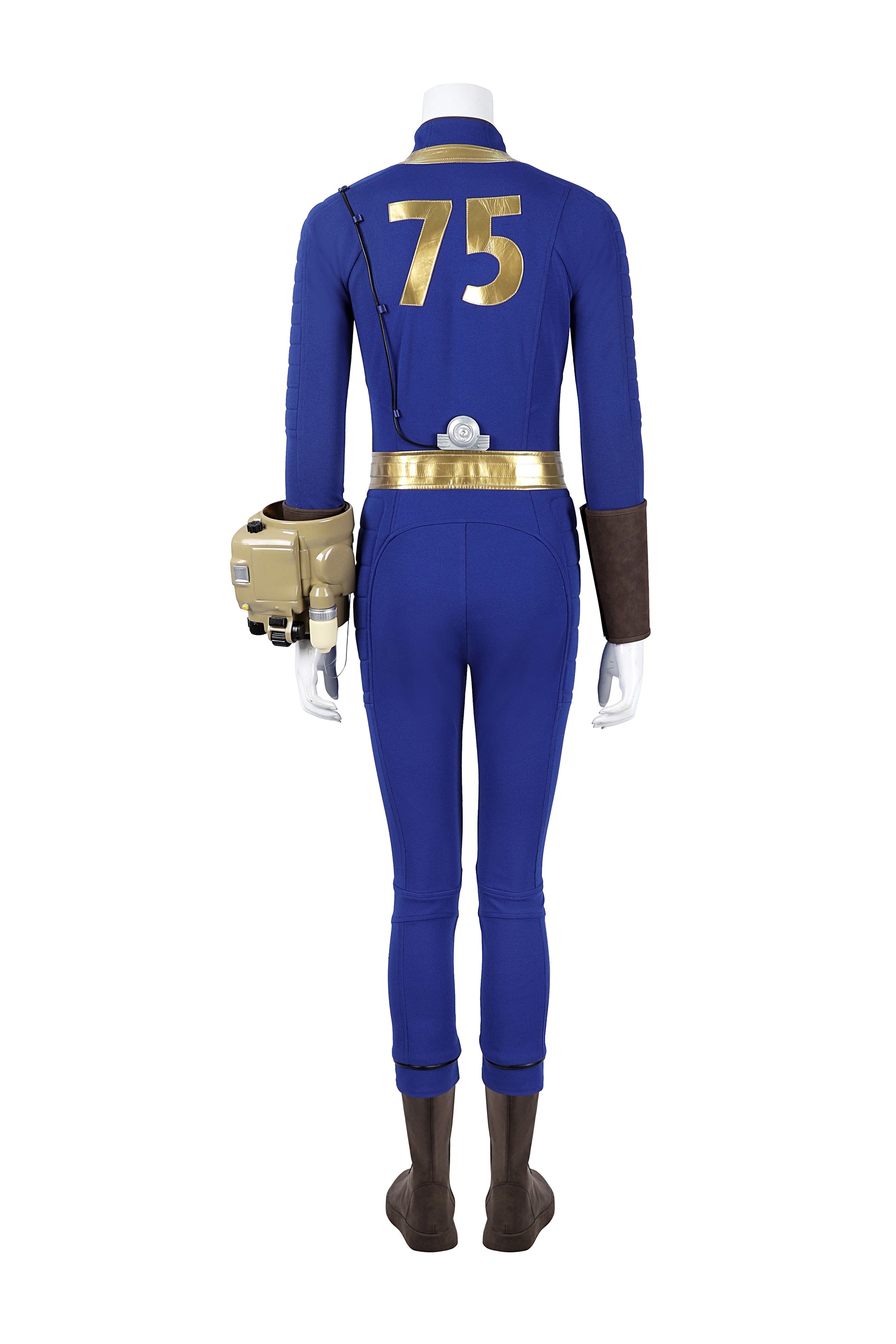 Fallout Nr. 75 Blauw Overall Cosplay Kostuum