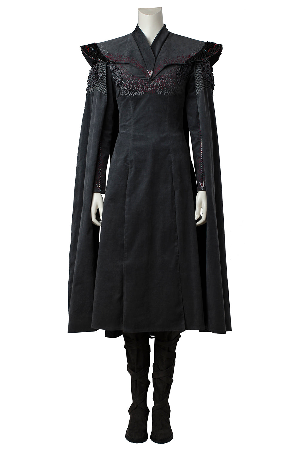 Daenerys Targaryen Zwarte Jurk Cosplay Kostuum