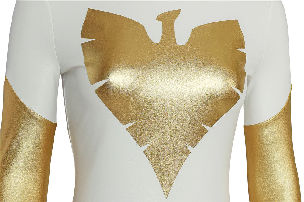 Jean Grey Witte Overall Cosplay Kostuum