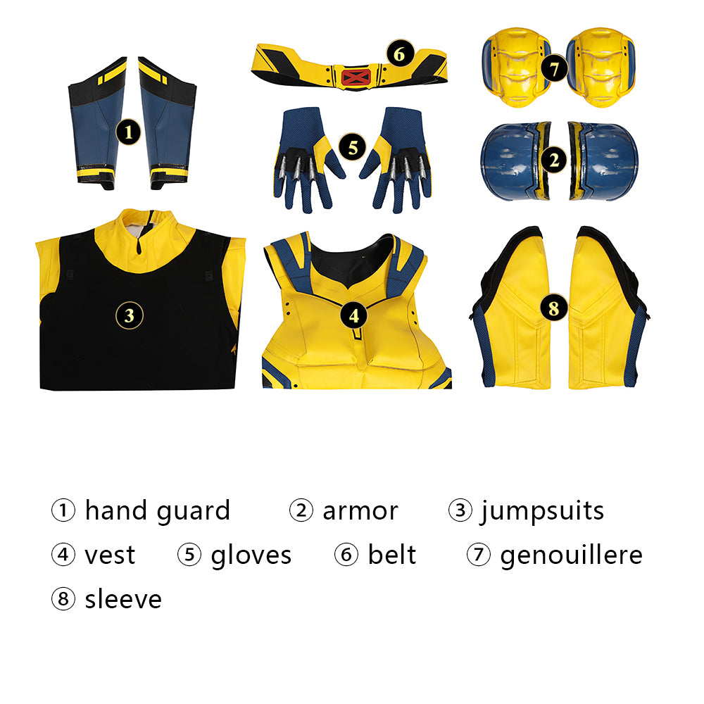 James Howlett Logan Cosplay Kostuum Outfit