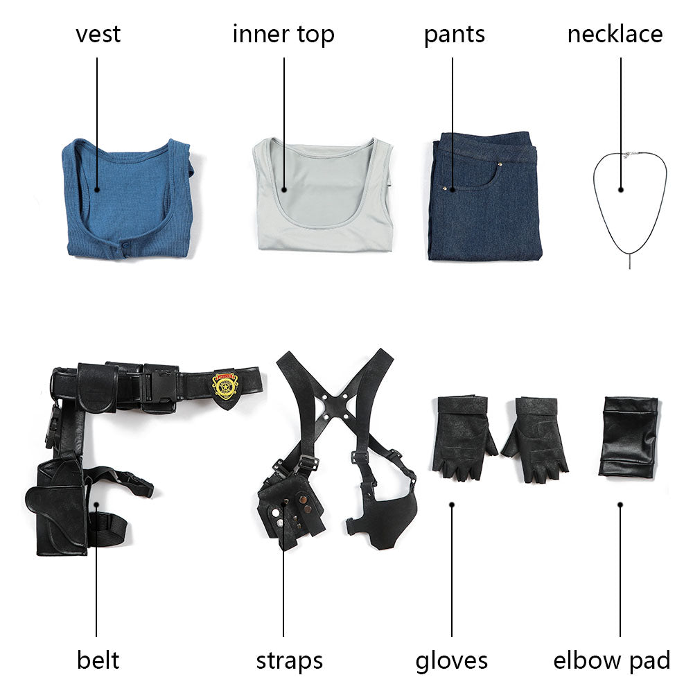 Jill Valentine Cosplay Kostuum