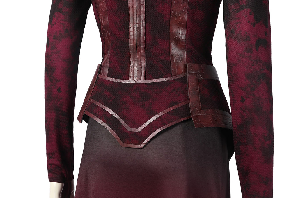 Wanda Scarlet Witch Cosplay Pak Volledige Uitrusting Van De Scharlaken Heks
