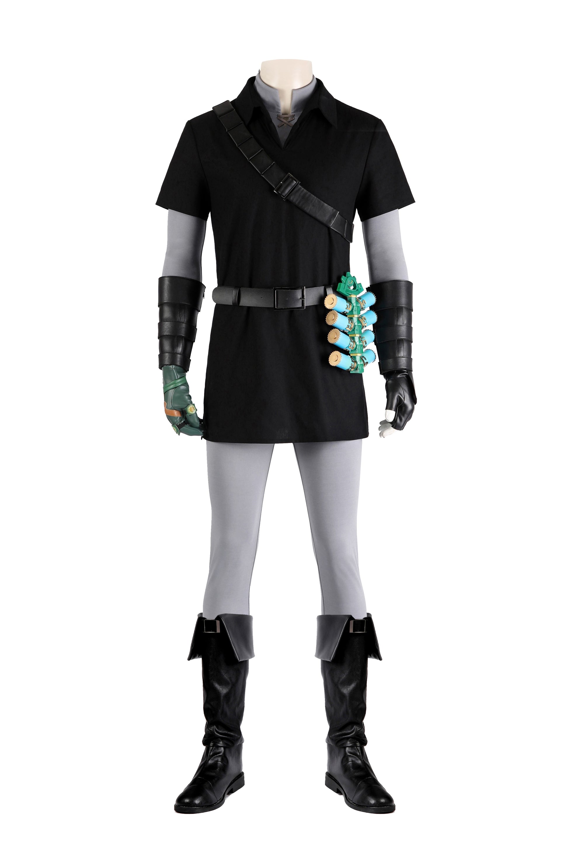 Link Cosplay Kostuum Donkere Tuniek