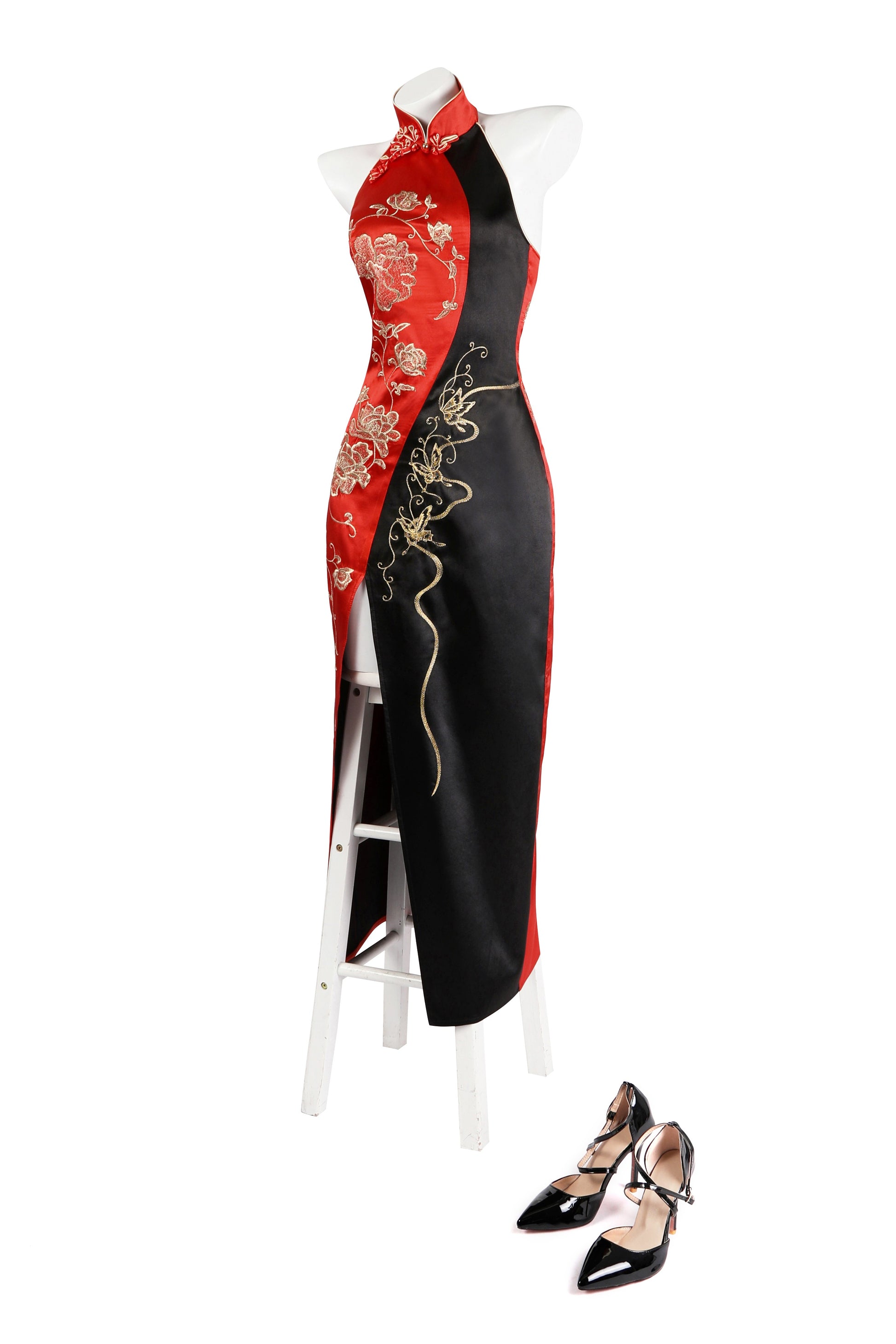 Ada Wong Cosplay Kostuum Qipao Jurk