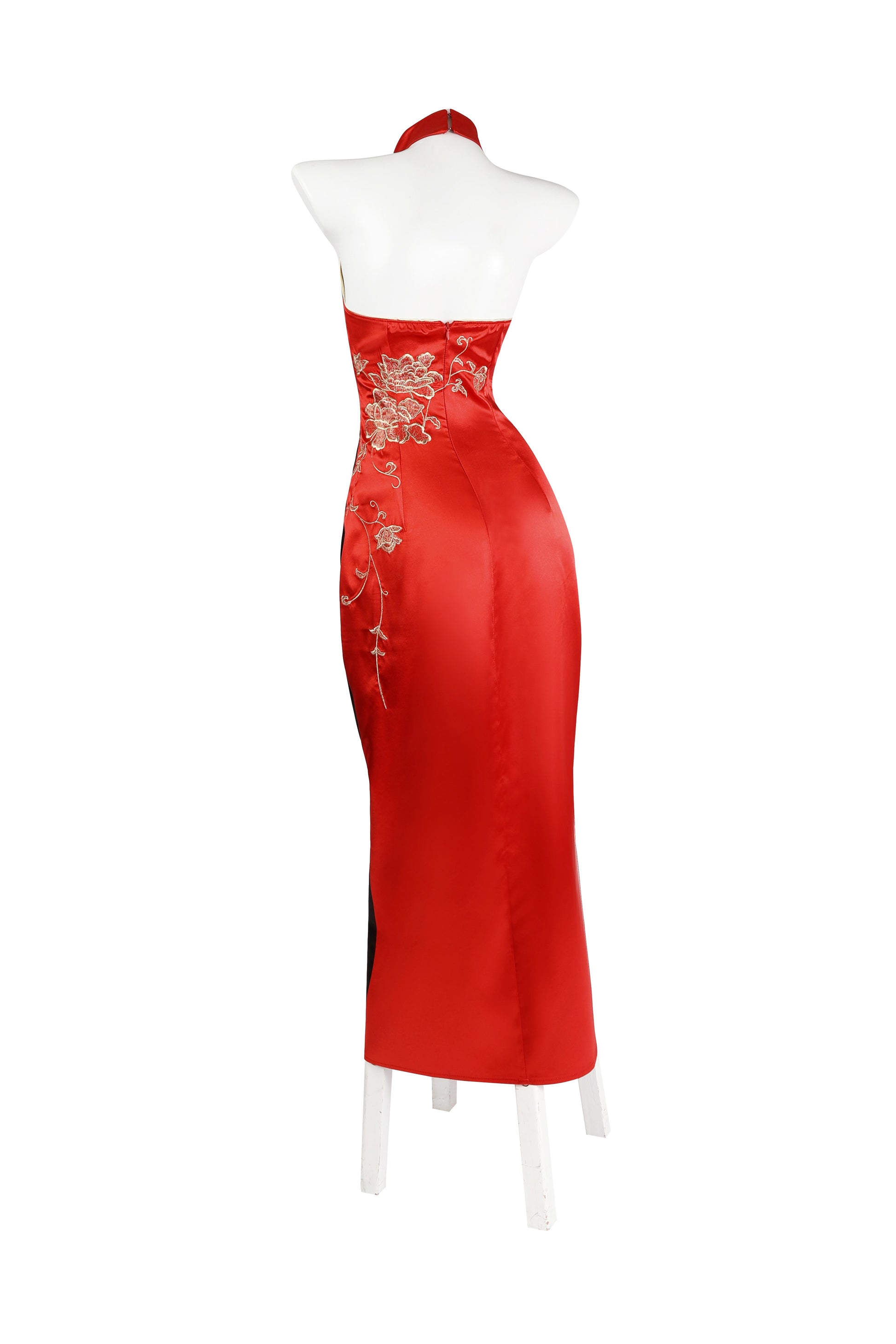 Ada Wong Cosplay Kostuum Qipao Jurk