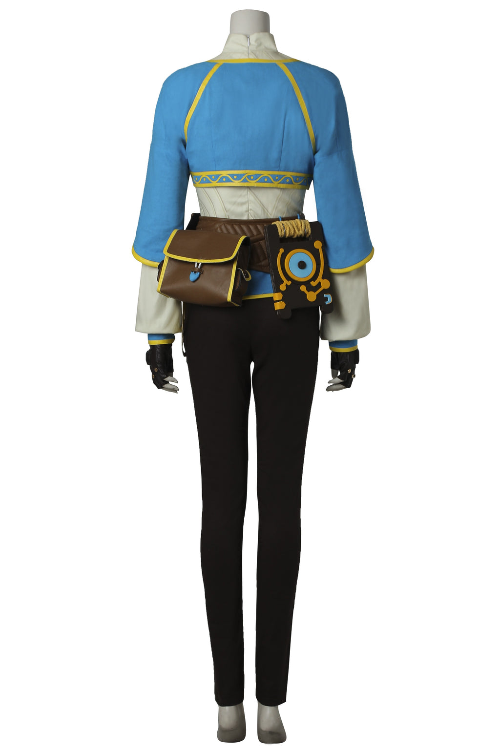 Prinses Zelda Blauw Outfit Cosplay Kostuum