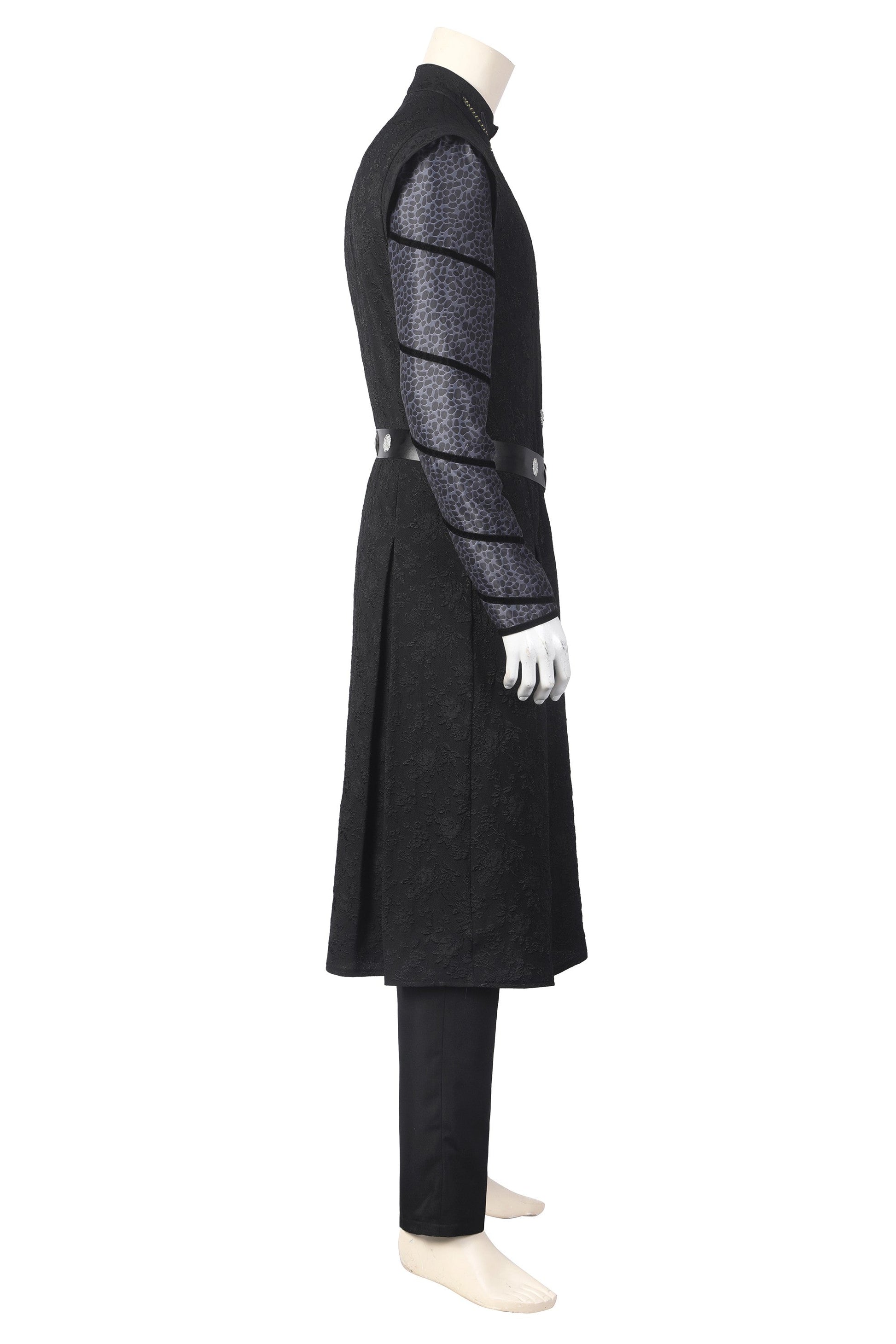 Daemon Targaryen Zwart Outfit Cosplay Kostuum