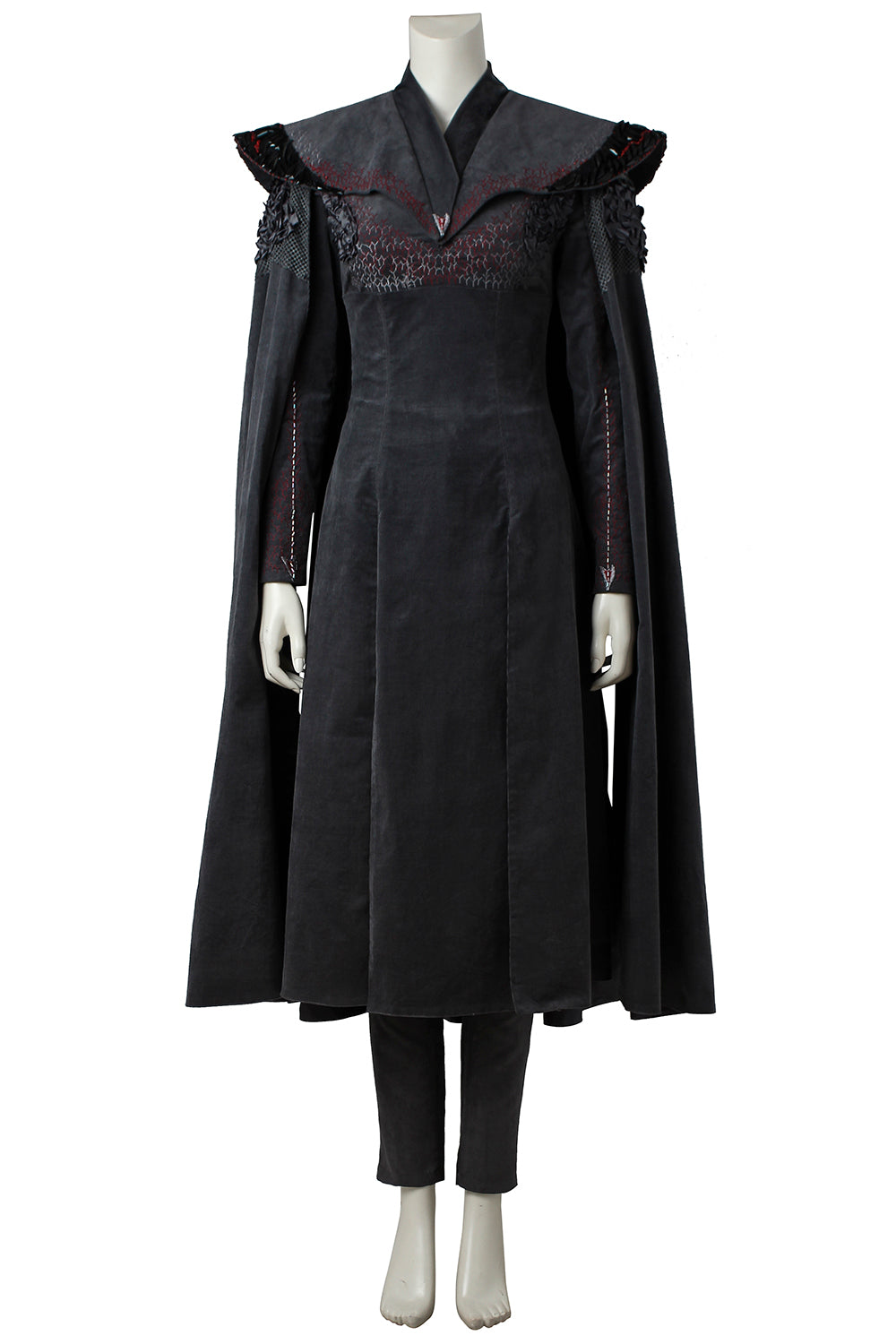 Daenerys Targaryen Zwarte Jurk Cosplay Kostuum