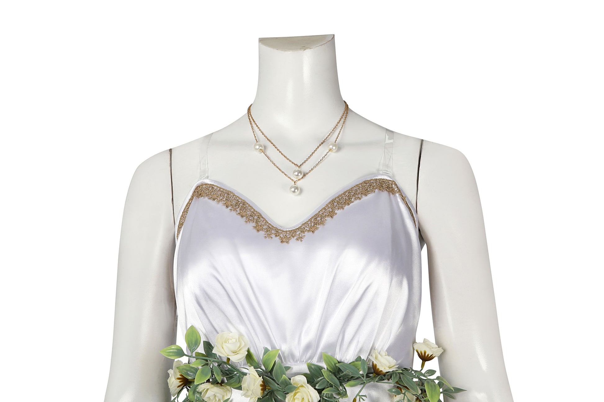 Aerith Gold Saucer Jurk Cosplay Kostuum