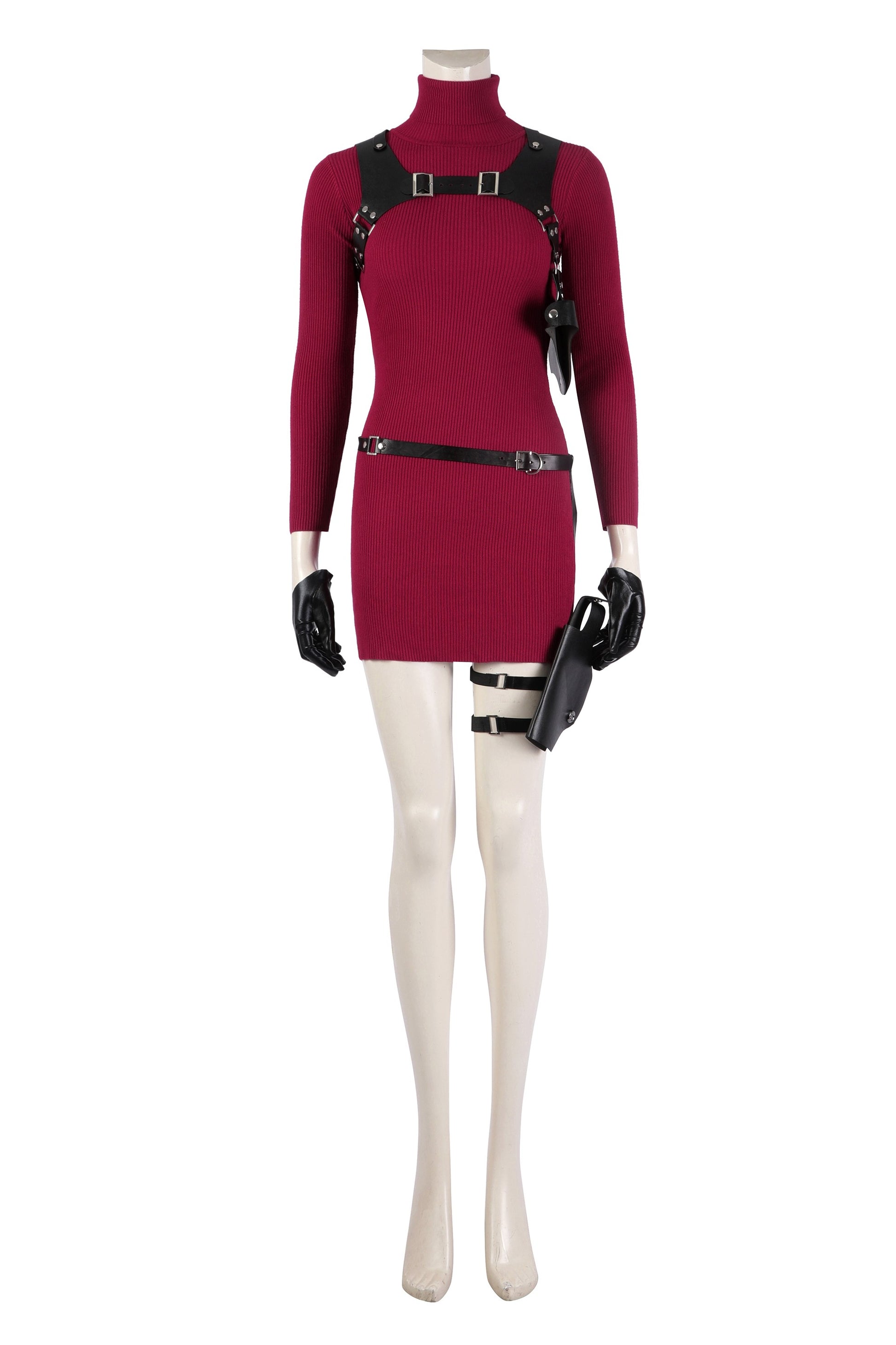 Ada Wong Cosplay Kostuum Lange Mouw Jumpsuit