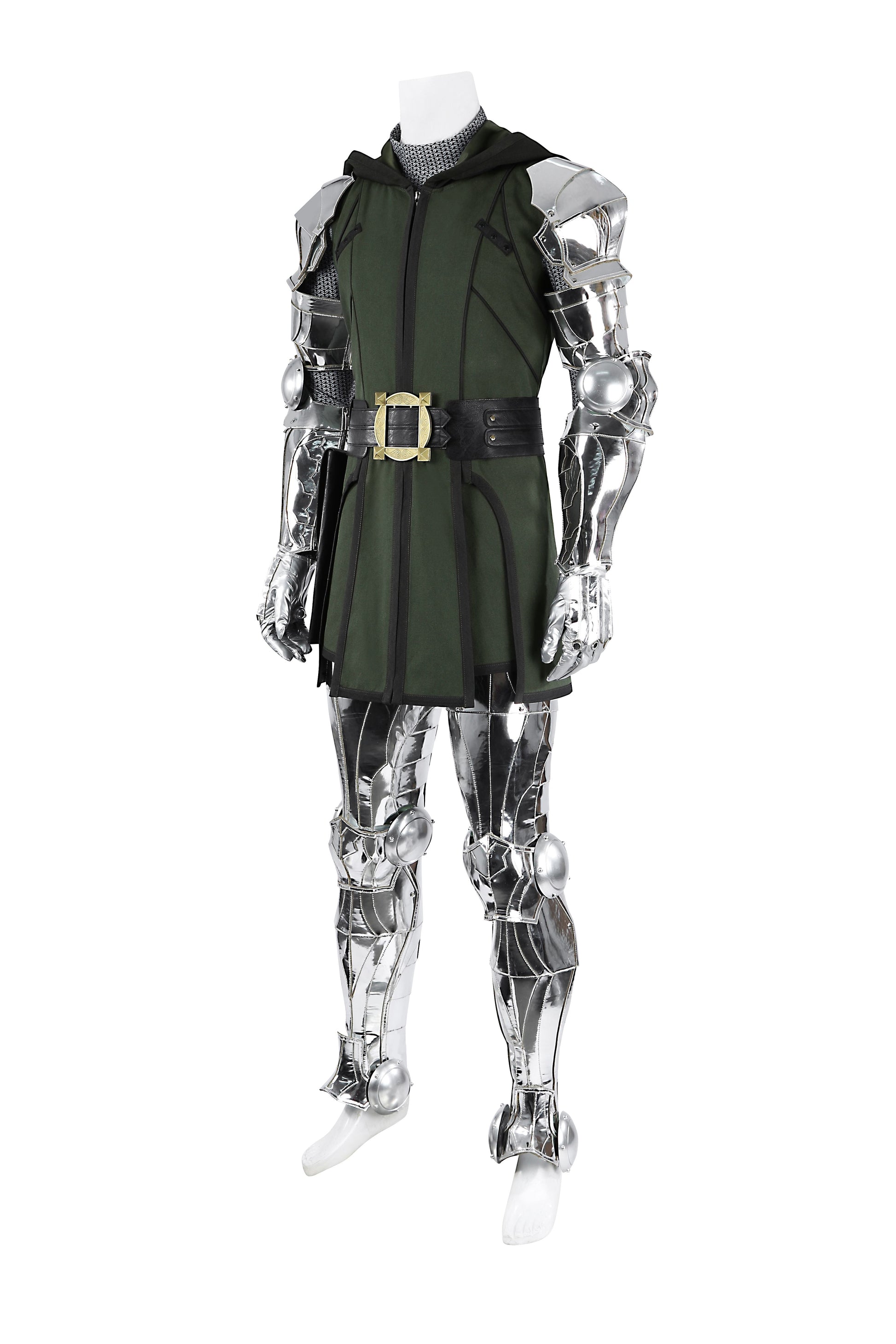 Victor Von Doom Zwart Outfit Cosplay Kostuum