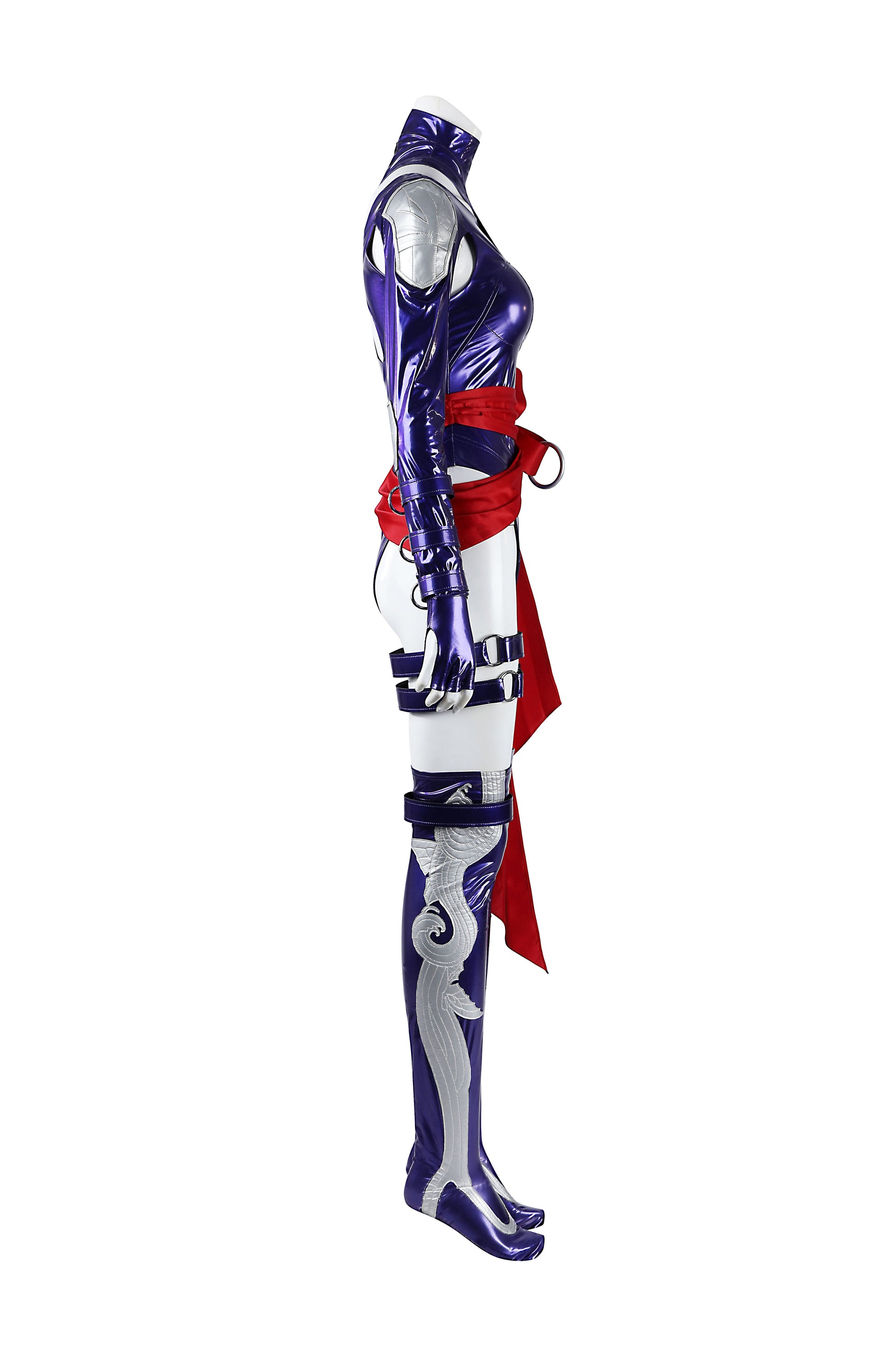 Psylocke Zwart Outfit Cosplay Kostuum