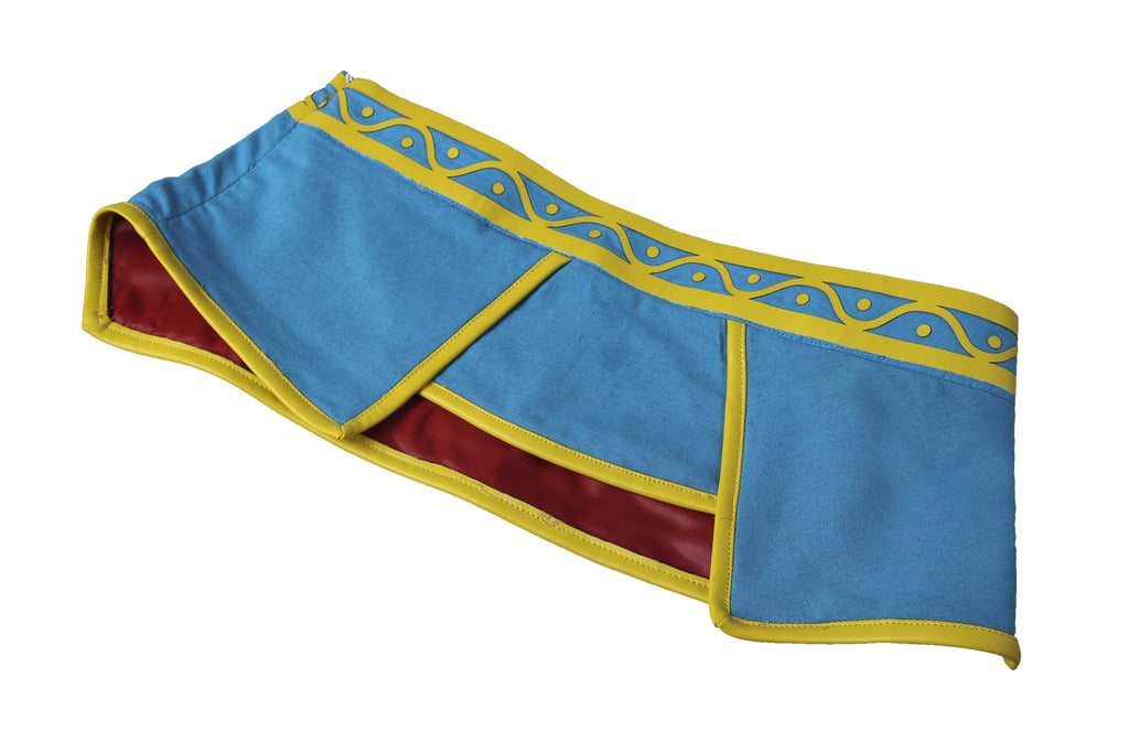 Prinses Zelda Blauw Outfit Cosplay Kostuum