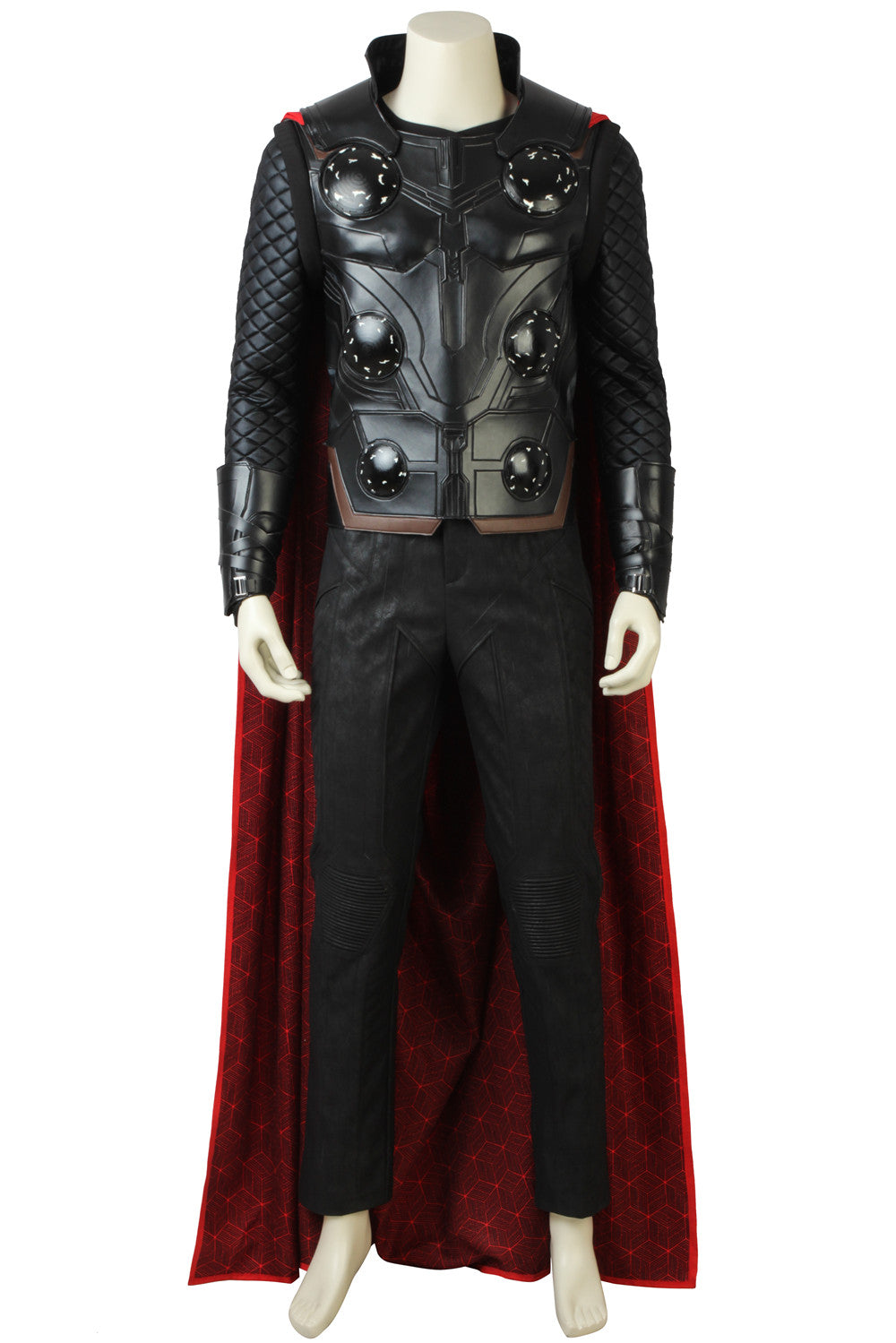 Thor Zwart Outfit Cosplay Kostuum