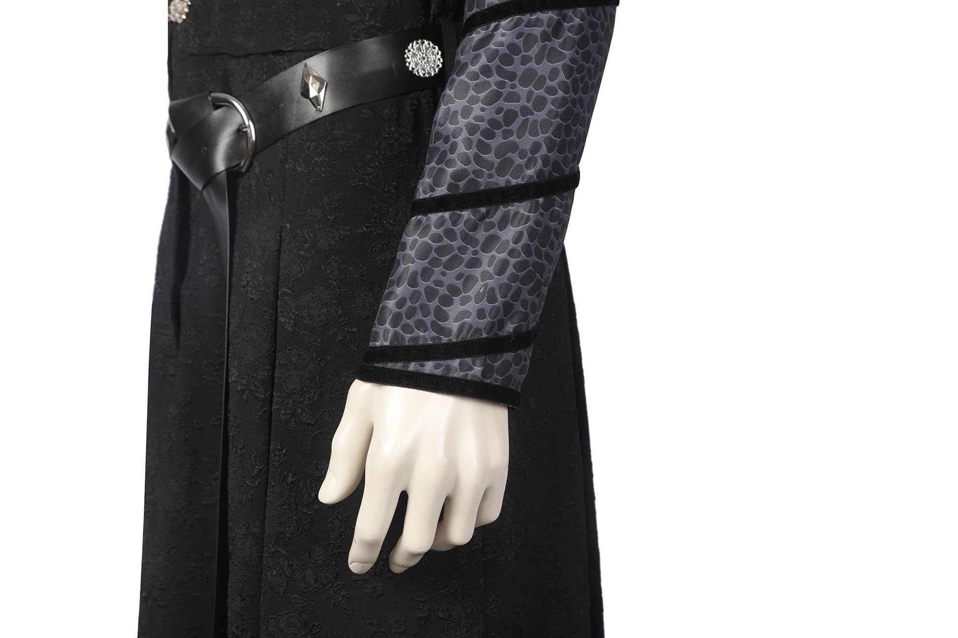 Daemon Targaryen Zwart Outfit Cosplay Kostuum