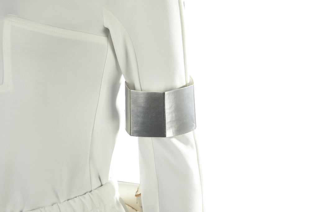 Padmé Amidala Wit Outfit Cosplay Kostuum