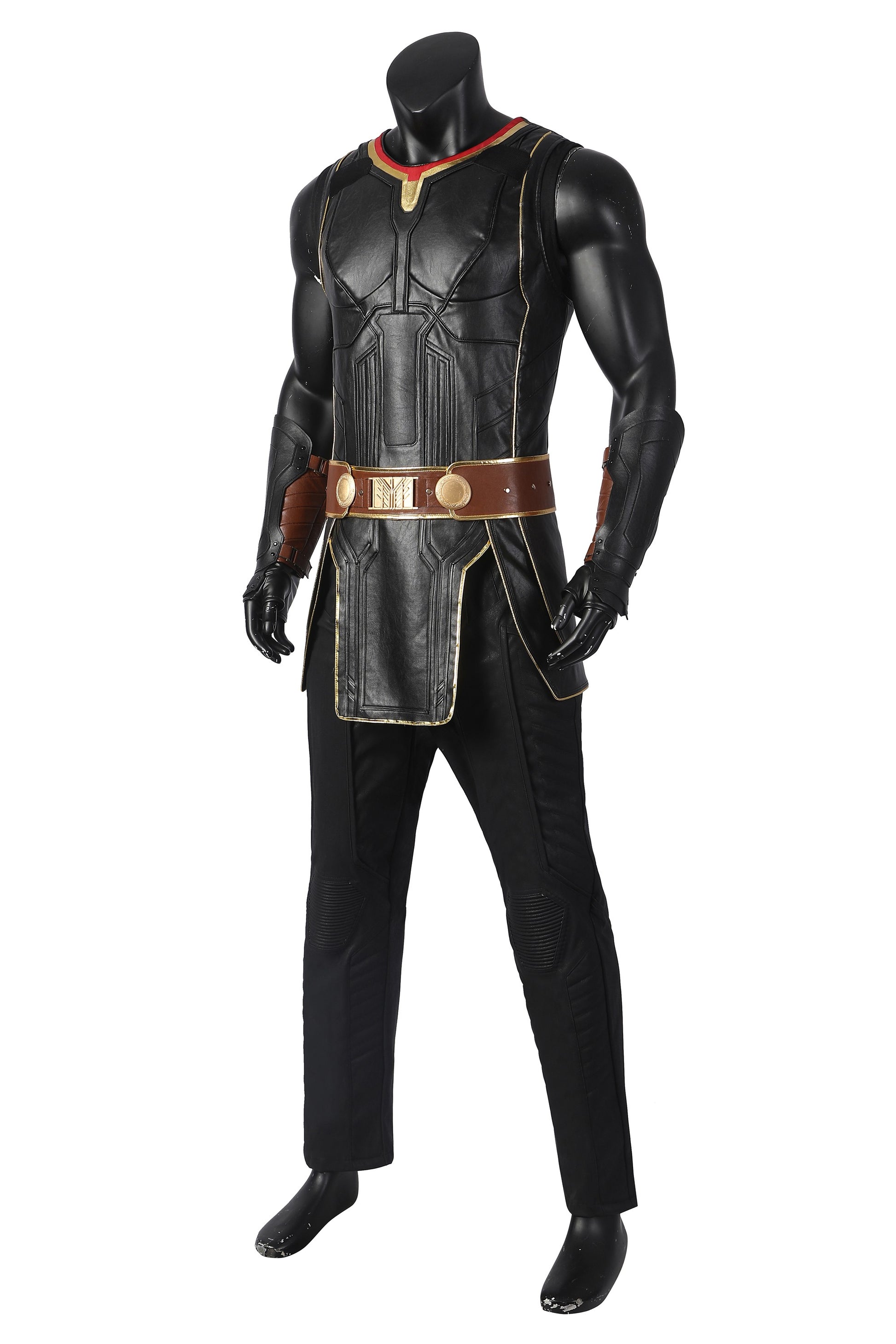 Thor Zwart Outfit Cosplay Kostuum