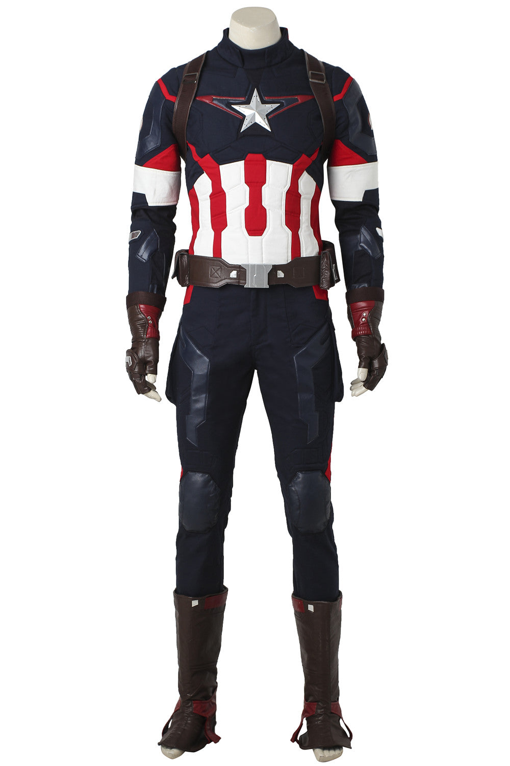 Avengers Captain America Cosplay Kostuum