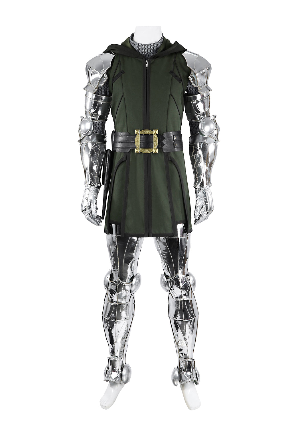 Victor Von Doom Zwart Outfit Cosplay Kostuum