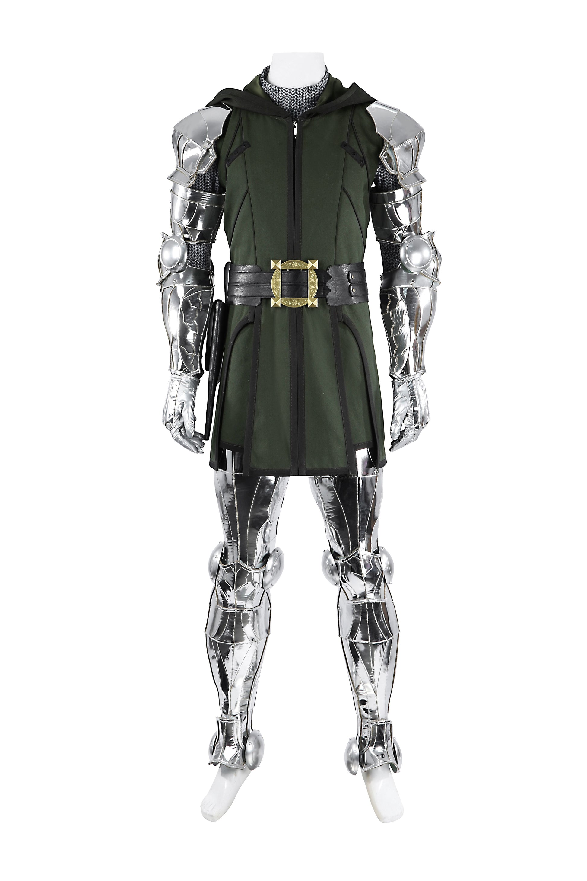 Victor Von Doom Zwart Outfit Cosplay Kostuum