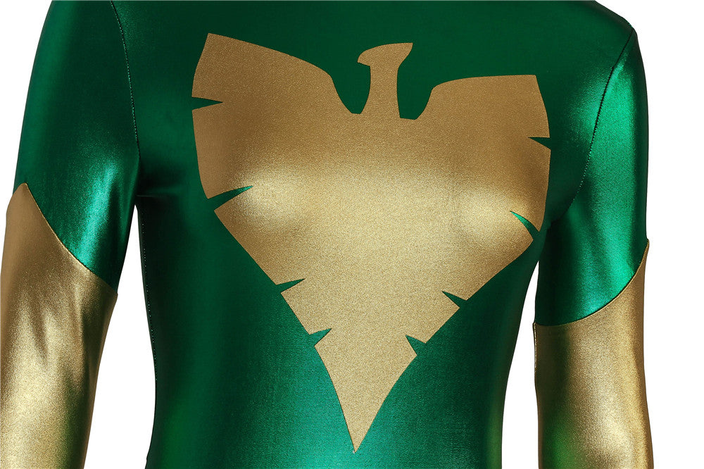 Jean Grey Groene Overall Cosplay Kostuum
