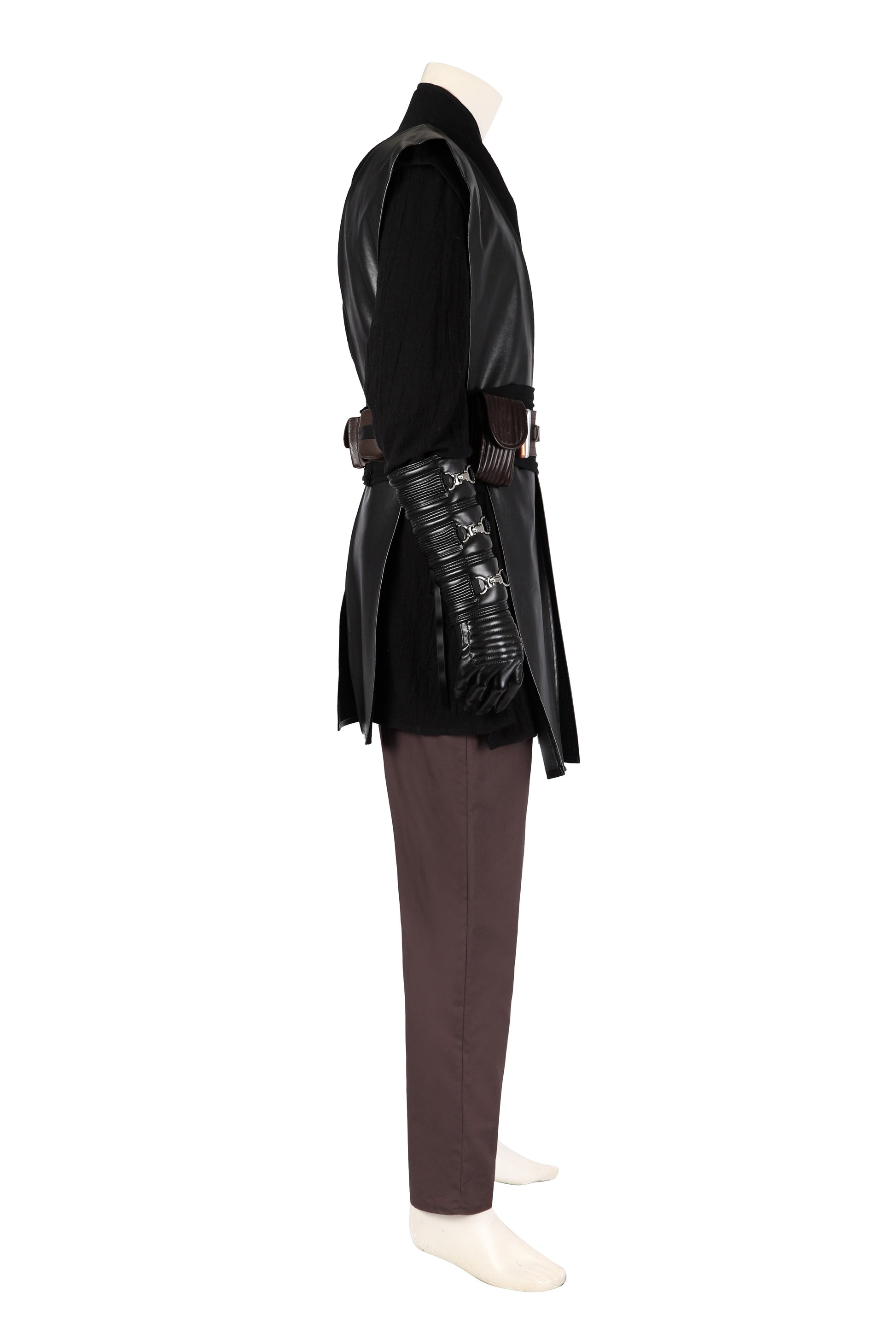 Anakin Skywalker Zwart Outfit Cosplay Kostuum