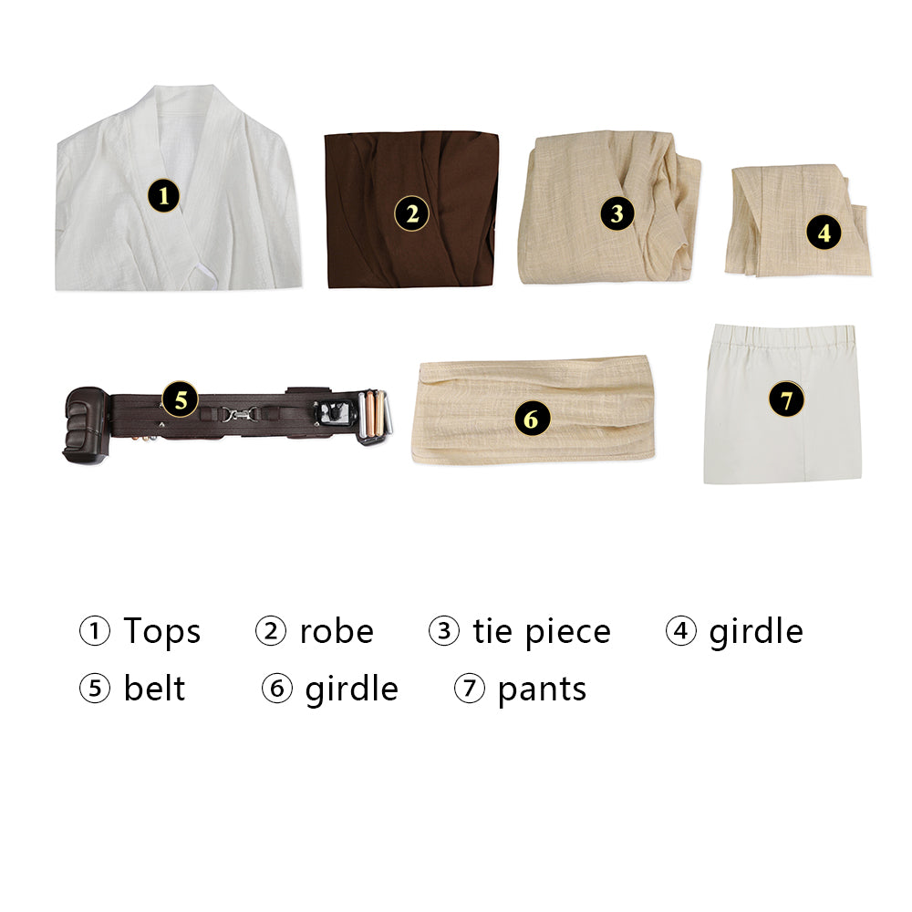 Obi-Wan Kenobi Outfit Cosplay Kostuum
