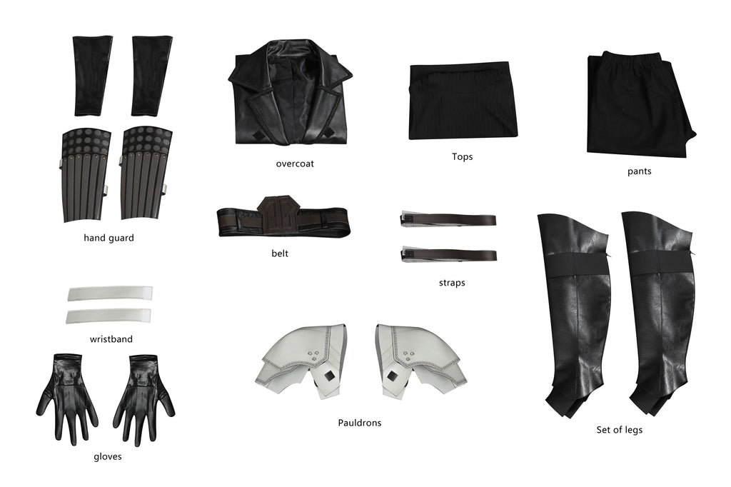 Ever Crisis Jonge Sephiroth Cosplay Kostuum