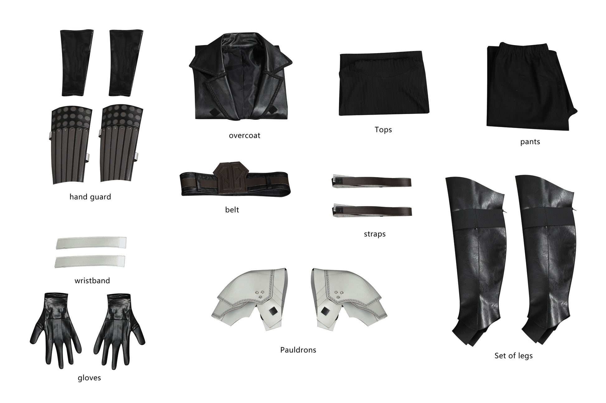 Ever Crisis Jonge Sephiroth Cosplay Kostuum