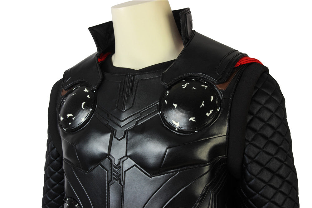 Thor Zwart Outfit Cosplay Kostuum